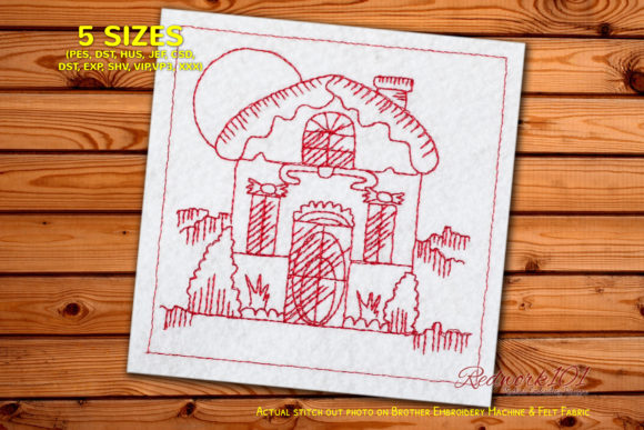 Christmas Gingerbread House Redwork – A Designer's Honest Review