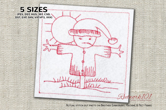 Christmas Scarecrow Bluework: A Designer Review for Small Business Merch