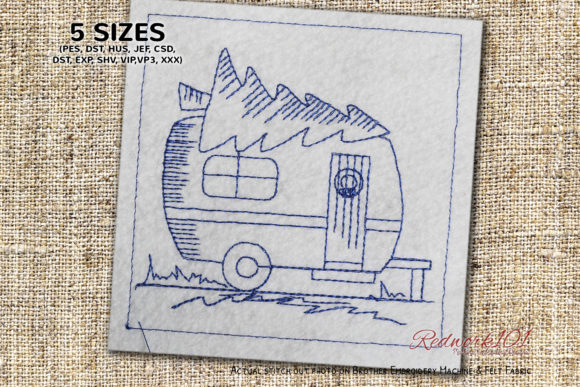 Christmas Super Cool Van Redwork: A Designer's Review