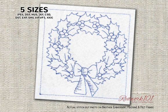 Christmas Wreath Redwork Design: A Pro’s Hands-On Review