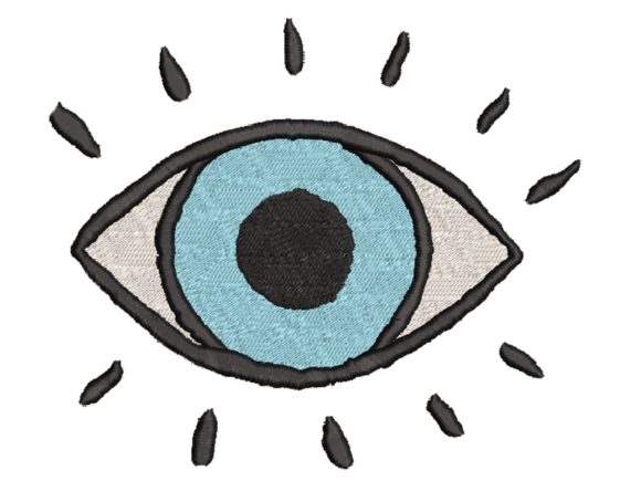 Eye: A Boho Machine Embroidery Design for Etsy Sellers