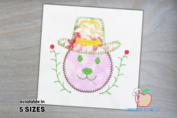 Face of the Dog with Hat – A Seasonal Embroidery Review