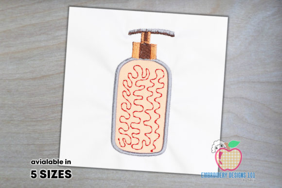 Soap Dispenser With the Soap Applique