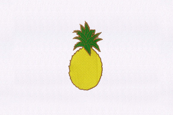 Yellow Green Pineapple Embroidery Design Review